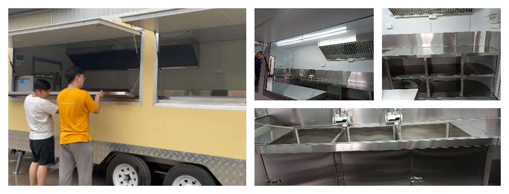 mobile kitchen with kitchen equipment for sale